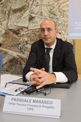 Pasquale Marasco, Unità Tecnica Finanza di Progetto CIPE