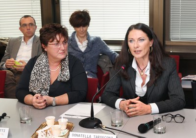 A destra: Donatella Tarasconi, Consulente per DOMA SRL