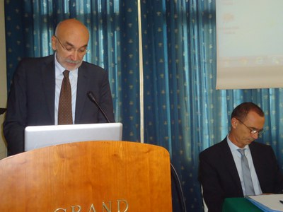 Da sinistra: Maurizio Torreggiani, vicepresidente Unioncamere ER e Antonio Nannini, Segretario Generale Camera commercio Forlì-Cesena