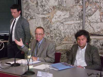 A sinistra: Roberto Santella, Centro Studi Unioncamere Molise