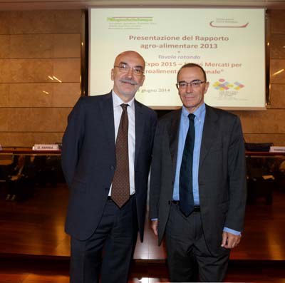 Maurizio Torreggiani, Presidente Unioncamere Emilia-Romagna e Ugo Girardi, Segretario Generale Unioncamere Emilia-Romagna