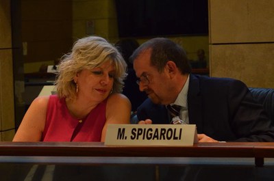 Simona Caselli, Assessore Agricoltura Regione ER e Massimo Spigaroli, CheftoChef