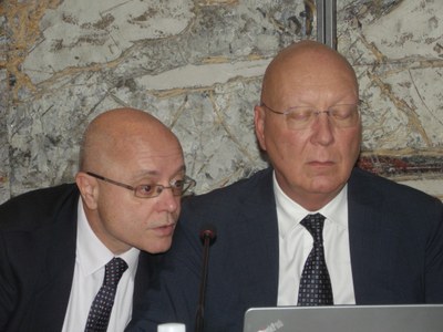 A sinistra: Stefano Lenzi, Unioncamere ER