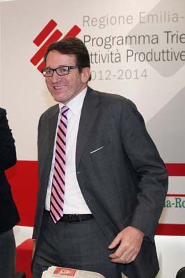 Carlo Muzzarelli Assessore alle Attività Produttive della Regione Emilia-Romagna 