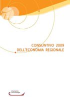 Copertina Consuntivo 2009 economia regionale