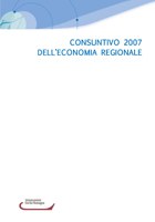 Copertina Consuntivo 2007 economia regionale 