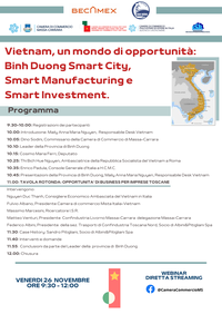 Vietnam un mondo di opportunità, Binh Duong Smart City Smart Investment 