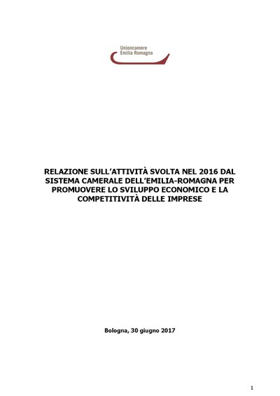 Copertina 2016 Relazione Attività