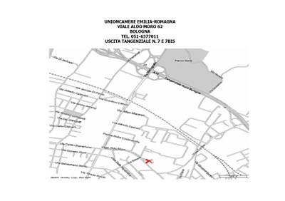 Piantina sede Unioncamere ER Bologna