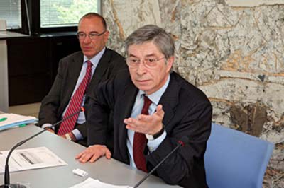 Ugo Girardi - Segretario Generale Unioncamere ER, Vasco Errani - Presidente Regione ER