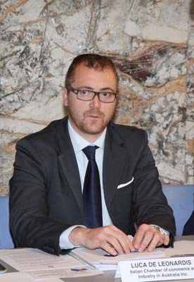 Luca De Leonardis, Direttore Camera di commercio Italiana in Australia 