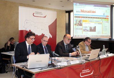 Da sinistra: Pietro Celi, Ugo Girardi - Segretario Generale Unioncamere ER - Inigo Lambertini, Massimo Di Nola