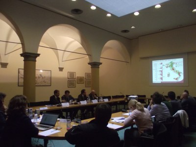 Sala conferenze Banca Intesa San Paolo Bologna