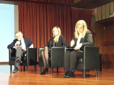 Al centro: Domenica Spinelli, sindaco di Coriano (RN)