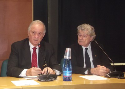 Da sinistra: Claudio Pasini, segr. gen. Unioncamere ER e Domenico Rossini, presidente ITALCAM