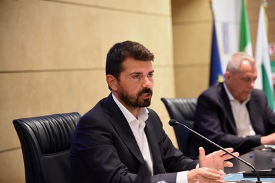 Da sinistra: Alessio Mammi, Assessore Agroalimentare Regione Emilia-Romagna e Stefano Bellei, Segretario Generale Unioncamere Emilia-Romagna