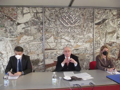 Centrale: Alberto Zambianchi, presidente Unioncamere ER