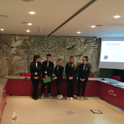 Studenti dell'istituto Brindisi di Comacchio, vincitori