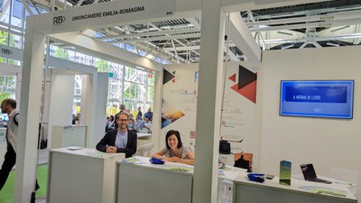 Stand fiera Bologna - Valentina Patano