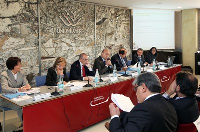 Roberta Chiarini Resp.Serv. Qualità Regione E-R, Morena Diazzi Dir. G. Attività Produttive Regione E-R, Ugo Girardi Segretario G. Unioncamere ER, Carlo Alberto Roncarati Pres. Unioncamere ER, Fulvio D'Alvia Dir. Retimpresa, Riccardo Tiscini Ordinario Ec.