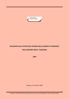 Relazione sulle attività del Sistema delle Camere di commercio della regione Emilia-Romagna 2008